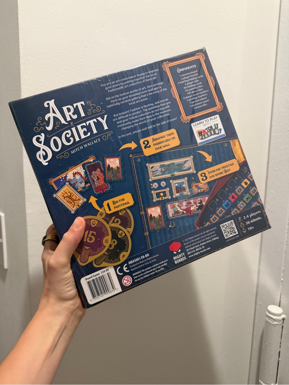 Art Society Board Game New - Picture 2 of 3